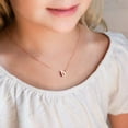 thumbnail image 5 of TINGN Tiny Initial Necklace for Girls 14K Gold Plated Initial Necklaces Small Initial Necklace for Women Little Girls Jewelry Gifts for Girls Teens Women, 5 of 7