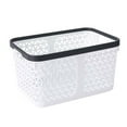 thumbnail image 1 of EIMELI Large Capacity Basket Storing Items Hollow Storage Basket To Access Storage Basket For Kitchen Storage Basket Items Pure white medium size, 1 of 8