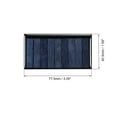 thumbnail image 2 of Unique Bargains Mini Solar Panel Cell for DIY Electric Project Black 4.5V 80mA 0.36W, 2 of 5