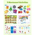 thumbnail image 5 of Coogam Preschool Magnetic Busy Book, 9 Themed Stickers Toys Fine Motor Skills Learning Binder Quiet Book Montessori Toys for 3 years Old Toddlers, 5 of 8