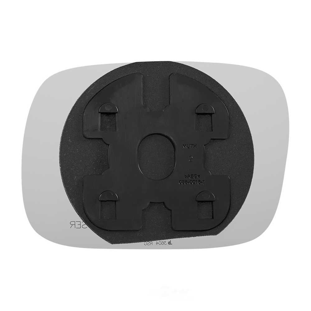Burco Side View Mirror Replacement Glass with Motor Mount Plate - Clear Glass - 3604RSG