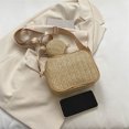 thumbnail image 3 of Bolso de mano para mujer, bolsos casuales de paja, bolsos de moda, bolsos cruzados, 3 of 7