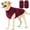 Red, variant on ROZKITCH Warm Dog Sweater Stretchy Dog Clothes Sleeveless Pet Sweatshirt for for Indoor and Outdoor Wear Soft Dog Pajamas for Small Medium and Large Dogs(Navyblue,L)