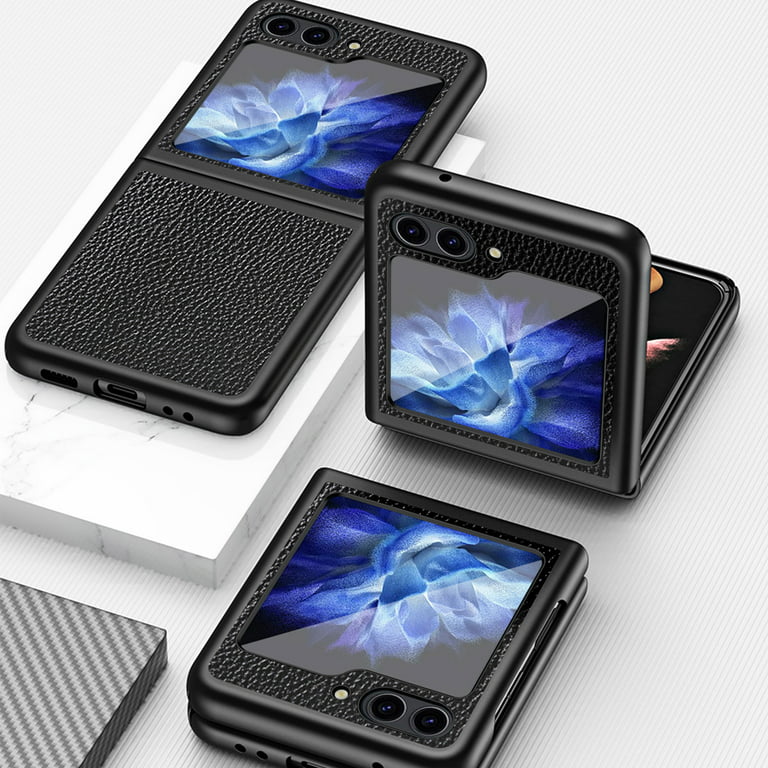 Slim PU Leather Cases For Samsung Galaxy Z Flip 5 4 3 5G Ultra