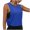 Blue, variant on Womens Sleeveless Workout Tops Open Side Crop Tank Top Gym Athletic Shirts (Purple, XXL)