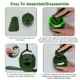 thumbnail image 4 of FENGFAN 3-in-1 Camping Fan LED Lantern 10400mAh Rechargeable Portable Hanging Tent Fan Green 1Pack, 4 of 10