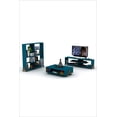thumbnail image 3 of VELARHOME Modern Design Kipp TV Unit Walnut-Blue, 3 of 4