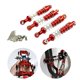 thumbnail image 5 of Amortiguador Sunnimix 4 PCS para MN D90 D91 99S WPL C14 C24 1:12 RC Car Rojo amortiguador, 5 of 7