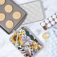thumbnail image 5 of Yayeee Pot Holders Kitchen Heat Resistant with Pocket 7"x9.8" Cotton Oven Cooking Hot Pads, Purple Flowers, 5 of 7