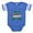 Royal Blue, variant on CafePress - How I Roll Fishing - Cute Infant Baby Football Bodysuit