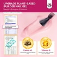 thumbnail image 4 of SAVILAND Builder Nail Gel Kit with Nail Drill: Castor Oil Vitamin E Builder Nail Gel in a Bottle 6 Colors Hard Gel for Nails Strengthener Extension Gel Mini Nail Lamp Nail Glue Gel, 4 of 9