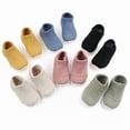 thumbnail image 3 of Dakaela Baby Boy Girl Sock Shoes Infant Non Slip Walking Shoes House Slippers Soft Rubber Sole Breathable Toddler Outdoor Sneakers Beige 4, 3 of 9