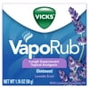 Vicks VapoRub, Lavender Scent, Cough Suppressant, Topical Chest Rub & Analgesic Ointment, 1.76 oz