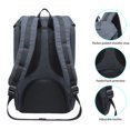 thumbnail image 5 of KAUKKO Mochila para portátil al aire libre, mochila de viaje para portátil de 15,6 pulgadas (negro/gris) KAUKKO E5-1-Blackgrey, 5 of 5