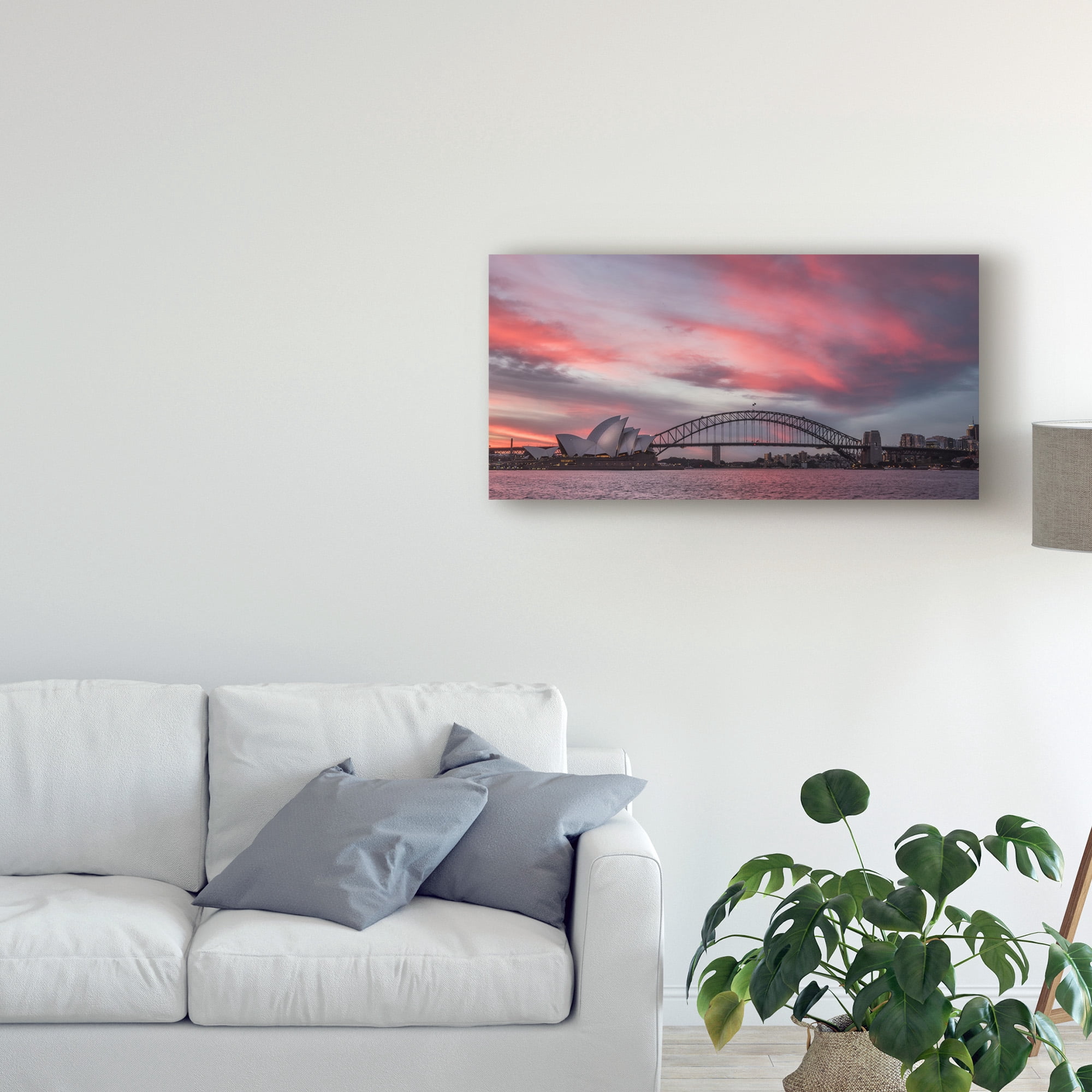 Trademark Fine Art 'Fire in the Harbor' Canvas Art by Danny Head