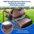 thumbnail image 2 of Fundas de asiento para carrito de golf NOKINS para club car Precedent Brown, 2 of 9