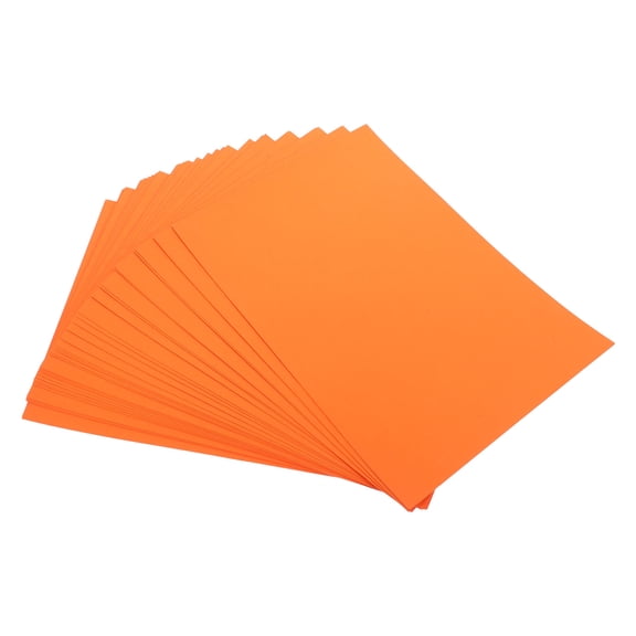 LOLIPPYY Orange A4 Cardstock Paper for Crafts, Painting, Origami, Scrapbooking, and Art Projects