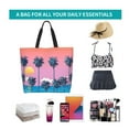 thumbnail image 6 of Disketp Beach with Palm Trees Tote Bag for Women, Handbag Shoulder Tote Bag, for Shopping and Travel, 6 of 8
