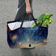 thumbnail image 7 of Galactic Space Large Capacity Foldable Reusable Oxford Cloth Laundry Basket - Multipurpose Tote Bag, Shopping Bag, Picnic Basket, 7 of 7