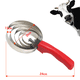thumbnail image 1 of Cepillo rascador reversible de acero inoxidable con 5 anillos para excremento de ganado, peine para pelo de vaca y rastrillo para pelo de caballo., 1 of 5