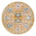 thumbnail image 3 of Unique Loom Lola Collection Area Rug - Classic (5' 2" Round Yellow/Light Blue), 3 of 7