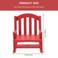 thumbnail image 2 of Weiweiguan Wooden Miniature Chair European Rocking Chair Model Mini House Accessory, 2 of 6