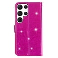 thumbnail image 6 of Allytechgroup Compatible with Samsung Galaxy S23 Ultra Case with Credit Card Slot, Slim Fit Flip Wallet Case with Lanyard Kickstand Shockproof Protective Back Cover for Women Girls, Rose, 6 of 7