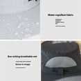 thumbnail image 2 of SNNROO Solar Fan Outdoor Fishing Hat  Men Sun Hat with 2 Solar Fans  3 Speed Adjustable - Effective Sun Protection - Breathable Mesh Material - USB/Solar Powered - Ideal for Fishing  Gard, 2 of 7