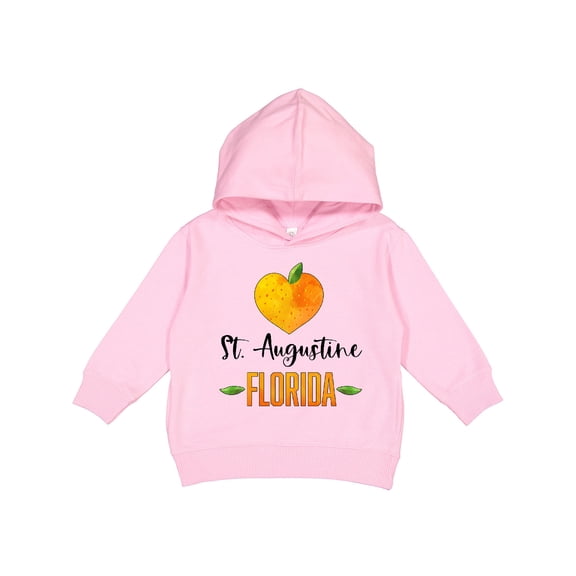 Inktastic St. Augustine Florida Orange in Heart Toddler Hoodie
