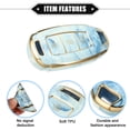 thumbnail image 4 of Unique Bargains Funda para Llavero Compatible con Hyundai Accent Tucson Patrón de Porcelana de 3 Botones TPU Suave Azul, 4 of 7