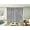 Silver, variant on Complete curtain set 8 pieces total wide 120" W X 84" L top rod pocket light filtering 100% privacy panels shiny finish for large window room décor Nada Silver color