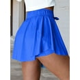 thumbnail image 6 of Flowy Athletic Shorts for Women Gym Yoga Workout Running Short Pants Tennis Skort Skirt Cute Clothes Casual Summer Lapis Blue S, 6 of 7