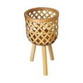 thumbnail image 2 of Soporte para maceta Zulema Soporte para flores de interior maceta de mimbre, 2 of 8