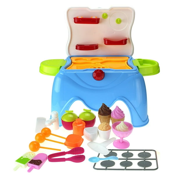 Portable Super Market Sweets Candies & Ice Cream Toy Playset w