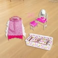 thumbnail image 6 of LeeQinersw 9 Pieces 1/6 Doll Furniture Accessories Dressing Table and Chair Life Scene Sofa, 6 of 9