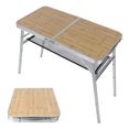 thumbnail image 4 of Qiilu Table Pliante Portable Hauteur Réglable Table de Camping Pliante Table de Pique-Nique Table de Barbecue pour Camping Randonnée Voyage, 4 of 8