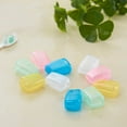 thumbnail image 6 of 5 Pcs Toothbrush Covers Portable Toothbrush Head Protector Case Brush Pod Case Protective Plastic Clip for Household Travel, Camping, Bathroom, School, Business- Multiple Colors, 6 of 6