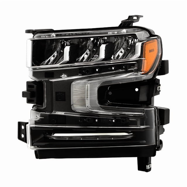 Xtune Headlight Assembly 9953231 LED Bulb; Clear Lens; Black Housing; DOT/SAE Approved; Single