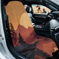 thumbnail image 2 of Garronmavis Mountain Sunset Car Seat Towel Cover 1 PC Sweat Resistant Post Workout Stain Resistant Daily Use Breathable Non-Slip Easy Installation Universal Fit for Cars SUVs Trucks Sedans Vans, 2 of 9