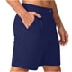 thumbnail image 1 of Pantalones Cortos para Hombre de Cintura Elástica con Bolsillos de Color Sólido Pantalones de Trabajo Casuales de Verano de Mitad de Longitud con Cordón, 1 of 6