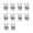 14#, variant on UDIYO 10Pcs Nail Decor Exquisite DIY Lightweight Bear Alloy Nail Art Jewelry for Women