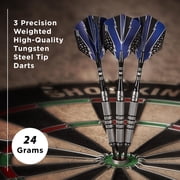 Viper Cold Steel 80% Tungsten Professional Steel Tip Dart Set, 24 Grams