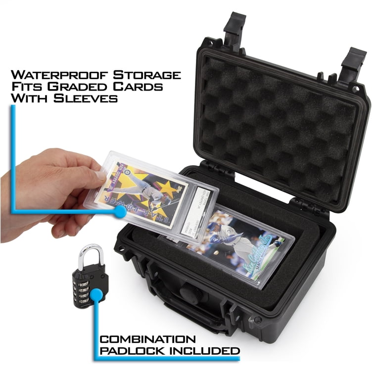 gamestop psa graded card storage case with lock Amazon.com: Graded Card Storage Box 5 Slots, PSA/BGS Graded Slabs-Collector  Box for Trading & Sports Cards with Coded Lock, Easy to Carry(No Card) :  Toys & Games