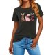 thumbnail image 2 of Mujeres Manga Corta de Verano Tops Pascua Impresa Cuello Redondo, Blusa de Moda Casual para la Primavera, 2 of 5