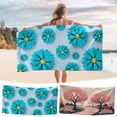 thumbnail image 6 of Nilvkv Microfiber Beach Towel Lightweight Bath Towel Sandproof Beach Blanket Multi-Purpose Towel for Travel Swimming Pool 30x60 Inch, 6 of 6