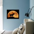 thumbnail image 2 of Wolf Howling at Full Moon, Side View in Silhouette, Animals Unframed Photographic Print Wall Art Sold by Art.Com, 2 of 4