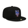 thumbnail image 3 of Gorra New York Mets New Era negra auténtica 59FIFTY ajustada, 3 of 6