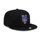thumbnail image 3 of Gorra New York Mets New Era negra auténtica 59FIFTY ajustada, 3 of 6