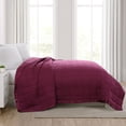 thumbnail image 4 of Beatrice Home Fashions, Down Alt Blanket with Satin Trim, King, Cabernet, 4 of 6