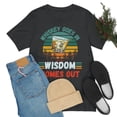 thumbnail image 3 of Whiskey Goes In Wisdom Comes Out Vintage Sunset Drink Gift Tee S-3XL, 3 of 4
